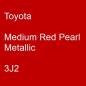 Preview: Toyota, Medium Red Pearl Metallic, 3J2.